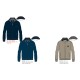 COLORI FELPA UOMO PURO COTONE SENZA CAPPUCCIO FULL ZIP BE BOARD 31F9301