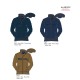 COLORI FELPA GARZATA UOMO FULL ZIP BE BOARD 34F9312