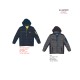 COLORI FELPA UOMO BICOLORE FULL ZIP CON CAPPUCCIO BE BOARD 34F9351
