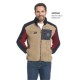 FELPA PILE AGNELLATO UOMO BICOLORE FULL ZIP BE BOARD 34F9360