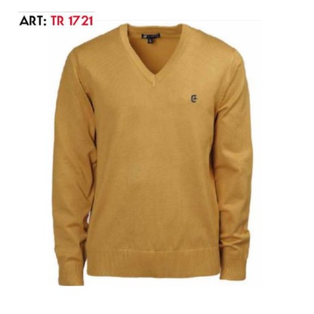 MAGLIONE UOMO COLLO BORDATO A V COVERI TR1721