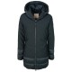 GIUBBOTTO DONNA MEDIO ECOPELLICCIA CAPPUCCIO LUCETTA VIRGINIA BLU