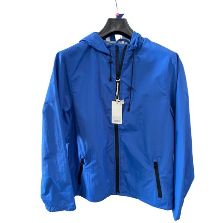 GIACCA LEGGERA FULL ZIP COLLO E CAPPUCCIO DARITEX 8.0673V blu nazionale
