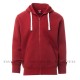 FELPA TECNICA GARZATA FULL ZIP E CAPPUCCIO DA UOMO PAYPER PORTLAND PERSONALIZZABILE