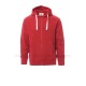 FELPA TECNICA GARZATA FULL ZIP E CAPPUCCIO DA UOMO PAYPER PORTLAND PERSONALIZZABILE