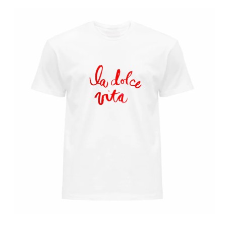 T-SHIRT COTONE "LA DOLCE VITA"