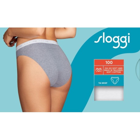 CONFEZIONE 2 PEZZI SLIP DONNA TAI 100 SLOGGI