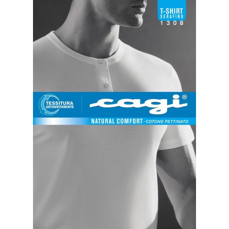 T-SHIRT UOMO SERAFINO GIROCOLLO 1308 CAGI