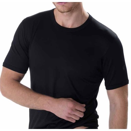 CORPO UOMO MANICA CORTA FILO DI SCOZIA 261-MM NERO GICIPI