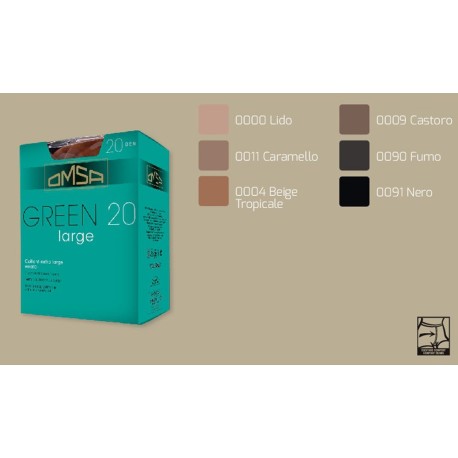 10 PEZZI COLLANT QUOTIDIANI GREEN 20 LARGE OMSA