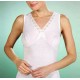 CAMICIOLA DONNA MISTO LANA MACRAME SPALLA LARGA 423-SL GICIPI