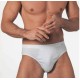 6 PEZZI SLIP UOMO FILO DI SCOZIA FONDO BIANCO SB131 NOTTINGHAM