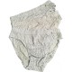 6 PEZZI SLIP UOMO FILO DI SCOZIA FONDO BIANCO SB131 NOTTINGHAM
