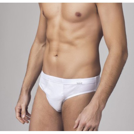 SLIP UOMO 6 PEZZI NOTTINGHAM FILO DI SCOZIA BIANCO SB131