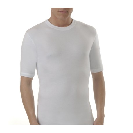 3 PEZZI MAGLIA UOMO MEZZA MANICA BIANCO 4120 BELLIDENTRO