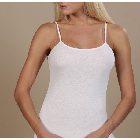 CAMICIOLA TOP DONNA SPALLE STRETTE 5106 BELLIDENTRO