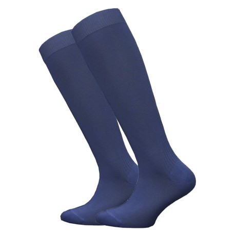 6 PAIA CALZA LUNGA RAGAZZO COTONE 2-721 CIOCCA